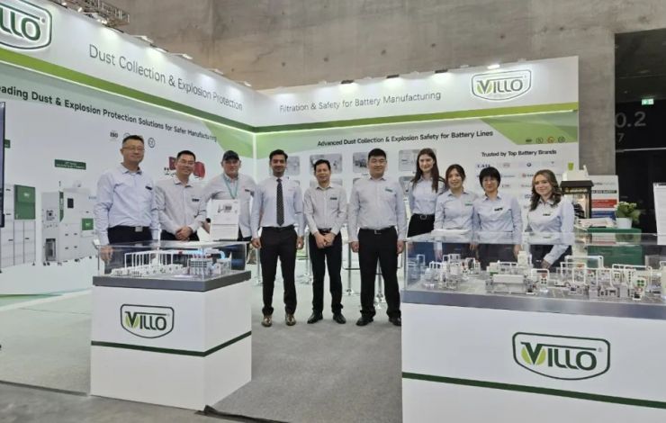 匯樂技術精彩亮相歐洲電池展 | Villo Impresses at Battery Show Europe